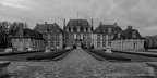panneau chateau BW