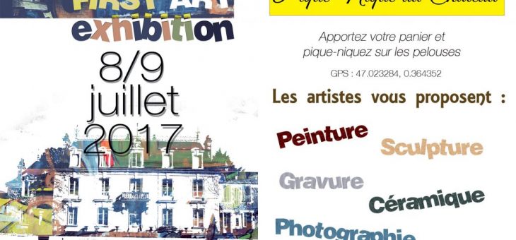 Première Exposition à la Pichardière à Chaveignes 8 et 9 juillet